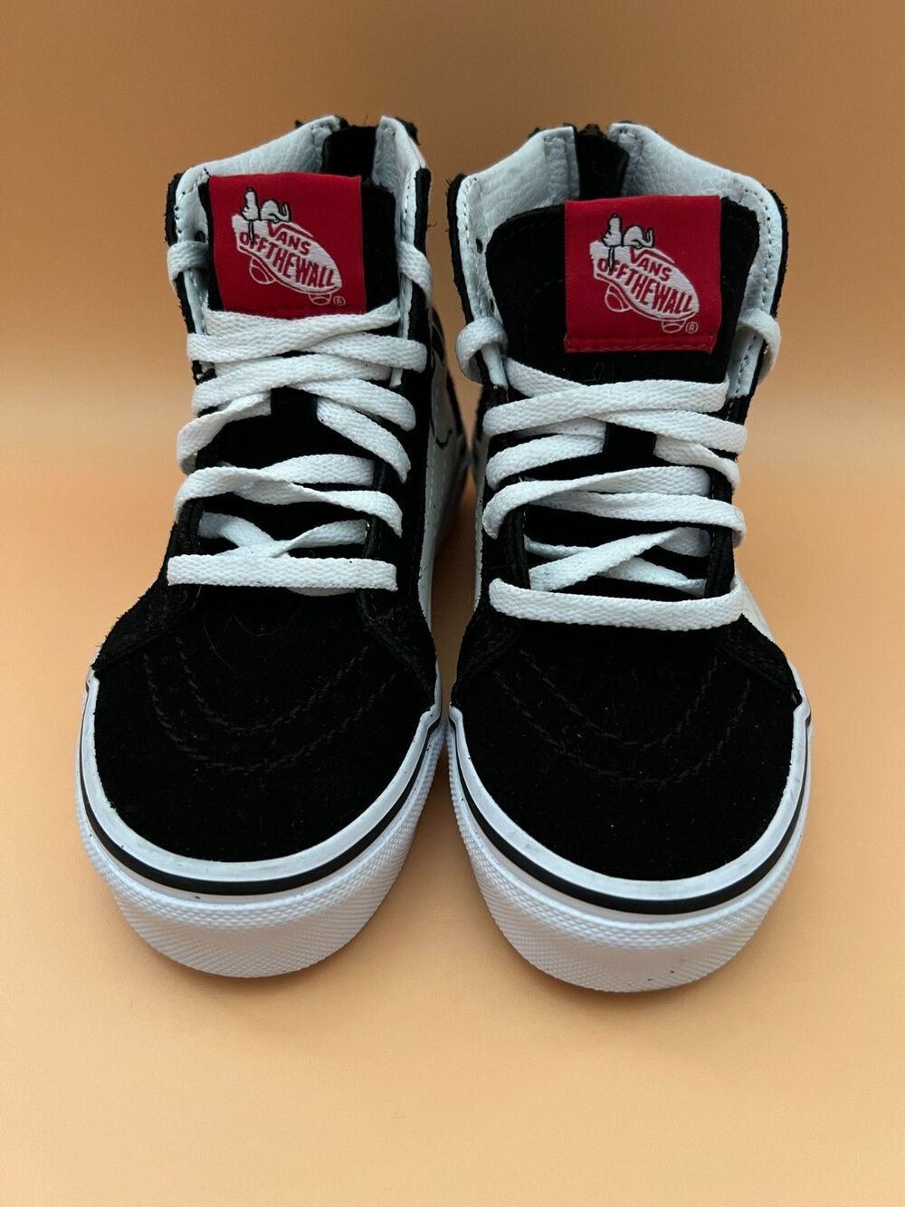 Vans Peanuts Snoopy High Hi Top Sneakers Shoes 10.5 Boy’s Girl’s